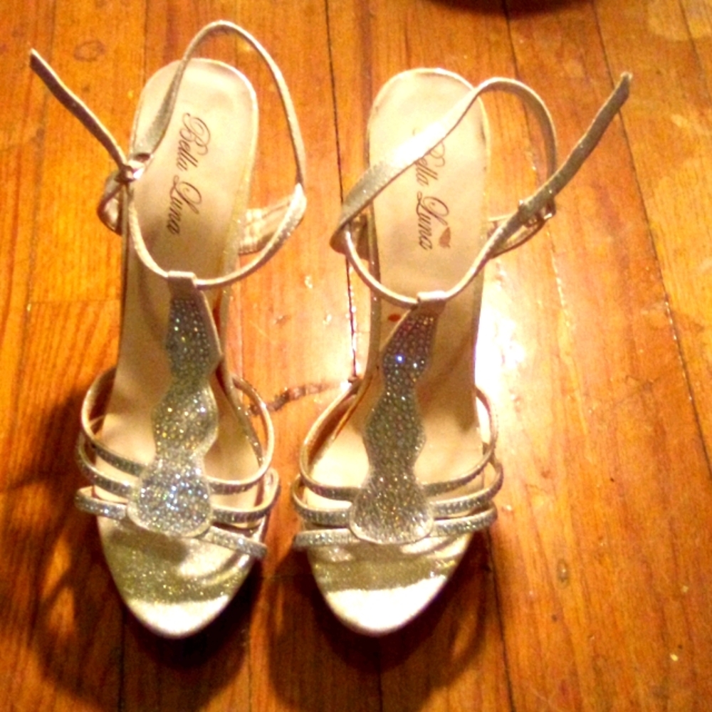 Silver heels